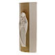 Baixo-relevo argila branca Maria Gold 29,5 cm s4