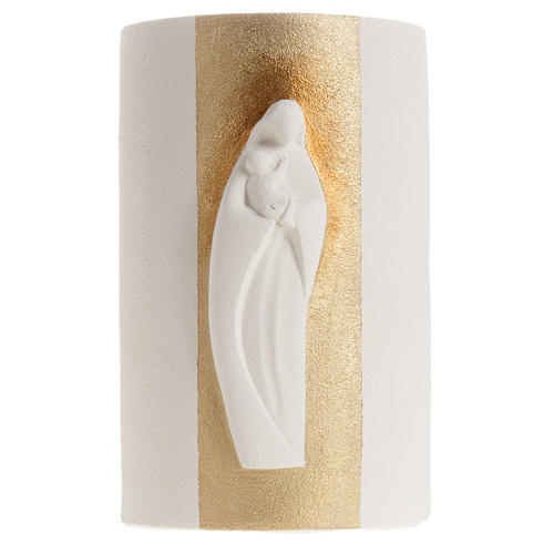 Bas-relief "Gold Mary with light" 17,5 cm 2