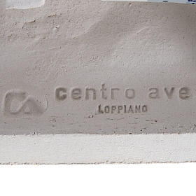 Bas relief Vierge à l'enfant or illuminé 17. s5