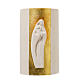Bassorilievo Maria Gold illuminato h 17,5 cm