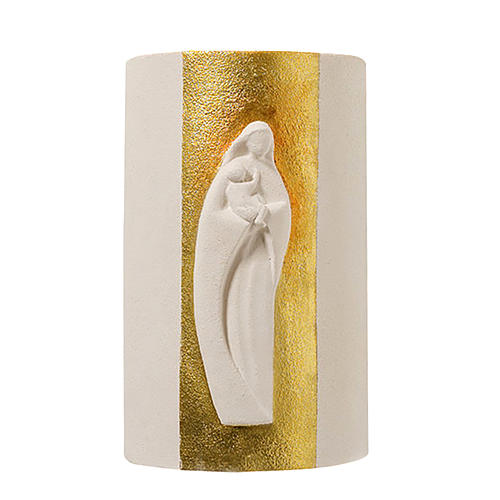 Bas-relief "Gold Mary with light" 17,5 cm 1