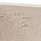Baixo-relevo argila branca Maria Estela 17,5 cm s4