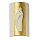 Bas-relief "Gold Mary with light" in fireclay - 17,5 s1