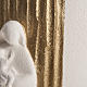 Bassorilievo Maria Gold argilla refrattaria h 17,5 cm s4