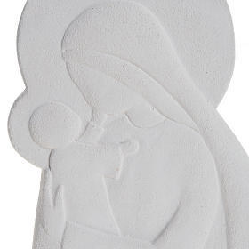 Bas-relief Virgin Mary holding the child, "Confiance model