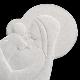 Bas relief Vierge à l'enfant mod. Confiance 21 cm s3