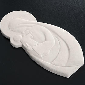 Bas relief Vierge à l'enfant mod. Confiance 21 cm s4