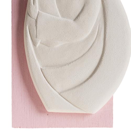 Basrelief Madonna Mod. Confiance verschiedene Farben h 21 cm 4