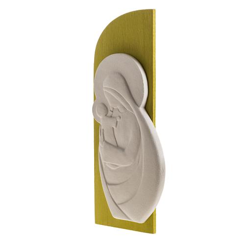 Basrelief Madonna Mod. Confiance verschiedene Farben h 21 cm 5