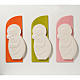 Basrelief Madonna Mod. Confiance verschiedene Farben h 21 cm s2