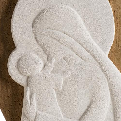 Bas-relief Virgin Mary "Confiance model" various col 3
