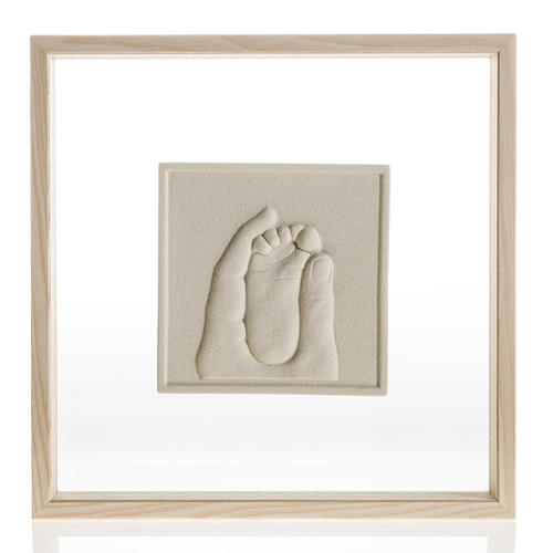 Bas-relief in porcelain gres and glass, Birth of Jesus 1