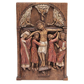 Bajorrelieve Crucifixiñon de los Silos 37,5x24,5cm Bethlém