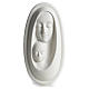 Our Lady with baby Jesus bas-relief in porcelain by Pinton s1