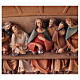 Bas-relief, Last Supper in painted Valgardena wood s2