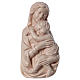 Bas-relief, Our Lady and baby Jesus Valgardena wood, natural wax s1