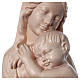 Relief Madonna z Dzieciątkiem drewno Valgardena naturalne woskowane s2