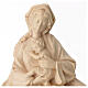 Relief baroque Vierge et Enfant 20cm bois ciré Val Gardena s2