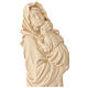 Ferruzzi's Madonna waxed wood bas-relief Valgardena s5