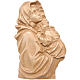 Bas-relief, Ferruzzi's Madonna in Valgardena patinated wood. s1