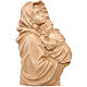 Ferruzzi's Madonna patinated wood bas-relief Valgardena s1