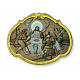 Rilievo legno Cena di Emmaus 55x45 cm s1