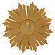 Baixo-relevo Espírito Santo 28 cm madeira Val Gardena Antigo Gold s6