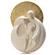 Holy Family with gold halo, fire clay s1