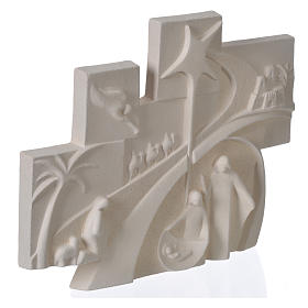 Christmas tale, bas-relief in fire clay