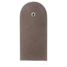 Angel of God shovel in light blue wood 30x10 cm s2