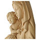 Bassorilievo Madonna Raffaello legno Valgardena naturale s4