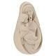 Bajorrelieve Virgen clásica madera Val Gardena natural s3