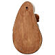 Bassorilievo Madonna classica 40 cm legno Valgardena oro zecchino antico s9
