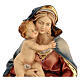 Sculpture to hang Virgin bust in painted wood, Val Gardena s2