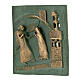 Fliese San Zeno Verona aus Bronze mit Verkündigung mit Haken s2