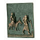 Fliese San Zeno Verona aus Bronze mit Flucht nach Ägypten mit Haken. s2