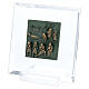 Tile San Zeno Verona Nativity Shepherds Magi bronze plex 7 cm s3