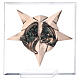 Stella pace Betlemme bronzo plex 22cm s1
