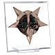 Stella pace Betlemme bronzo plex 22cm s2