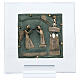 San Zeno Verona tile Annunciation bronze plex 15cm s1