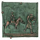 Kachel von San Zeno aus Verona mit Darstellung der Flucht aus Ägyptenaus Legierung mit Haken, 15 cm s1