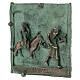 Kachel von San Zeno aus Verona mit Darstellung der Flucht aus Ägyptenaus Legierung mit Haken, 15 cm s2