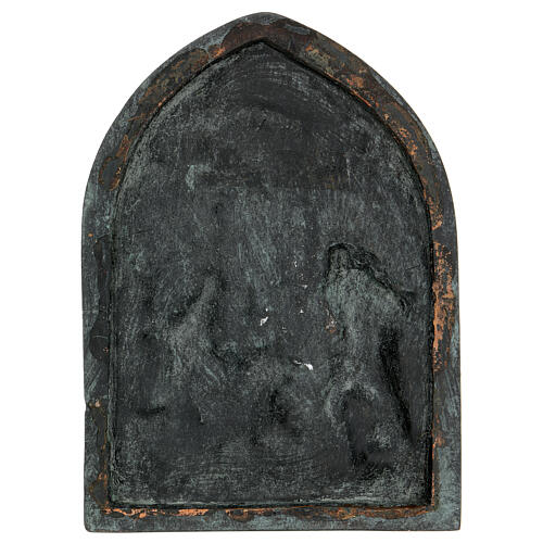 Nativity Scene bas-relief, alloy, 20 cm 4