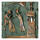 Annunciation of Mary tile San Zeno Verona alloy hook 22cm s2