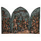 Triptych of the Nativity alloy 19 cm s1