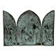 Triptych of the Nativity alloy 19 cm s4