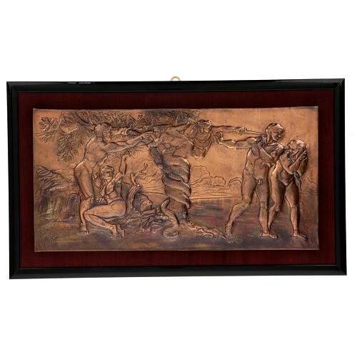 Obraz na miedzianej tafli Grzech Pierworodny, Kaplica Sykstyńska, 45x75 7