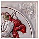 Painting of Saint George and the Dragon in plaster glass s3