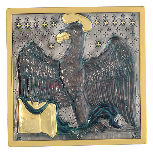 Formelle 4 evangelisti ambone rame cesellato 25x25 5