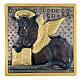 Formelle 4 evangelisti ambone rame cesellato 25x25 s2
